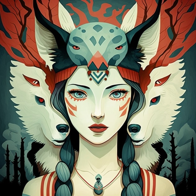 princess-mononoke-art-style-of-tara-mcpherson