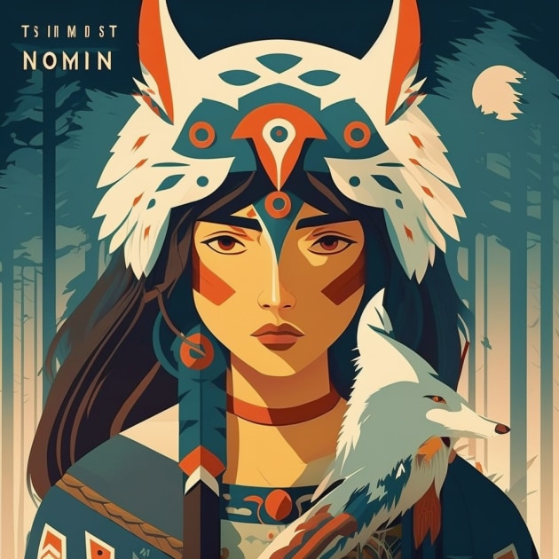 princess-mononoke-art-style-of-tom-whalen