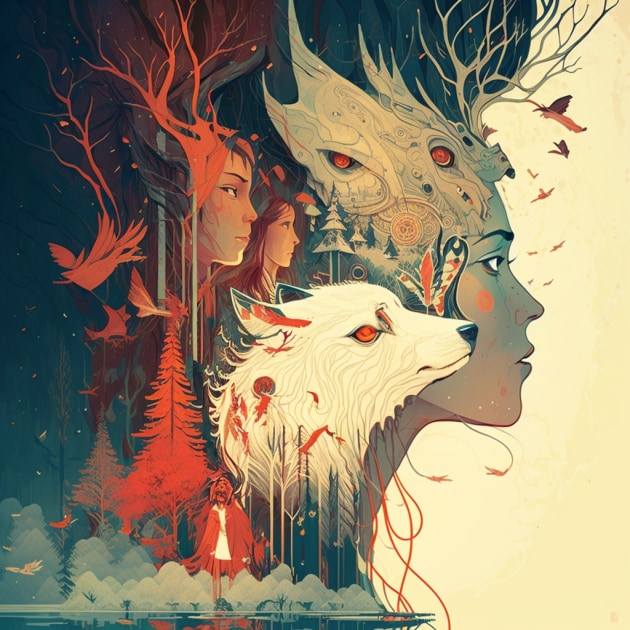 princess-mononoke-art-style-of-victo-ngai