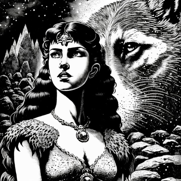 princess-mononoke-art-style-of-virgil-finlay