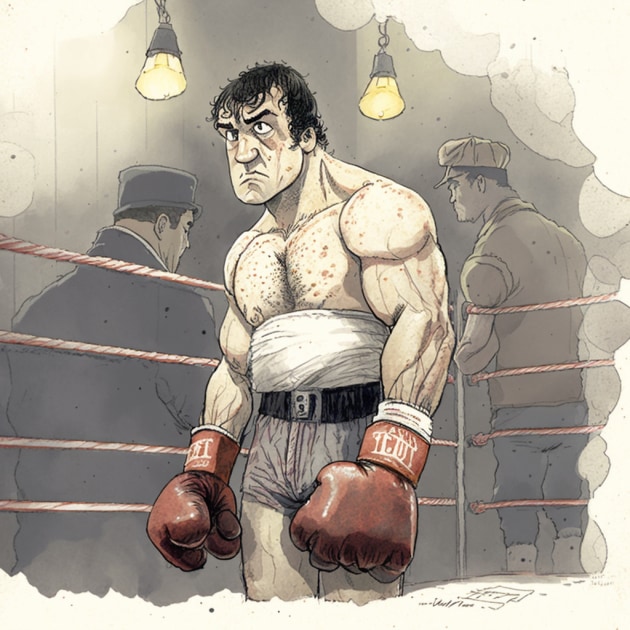 rocky-balboa-art-style-of-anton-pieck