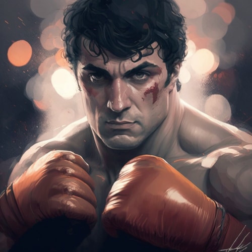 rocky-balboa-art-style-of-charlie-bowater
