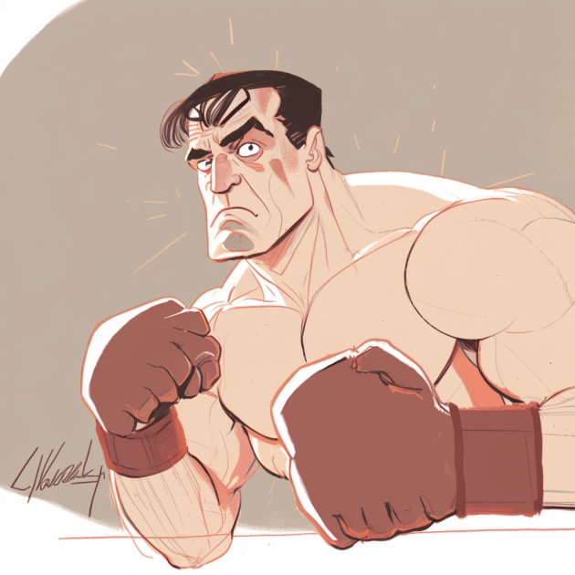 rocky-balboa-art-style-of-claire-wendling