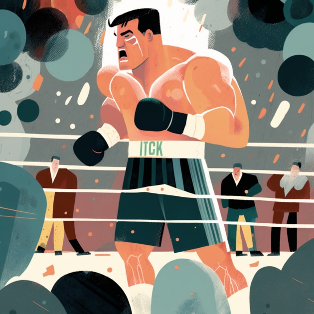 rocky-balboa-art-style-of-keith-negley