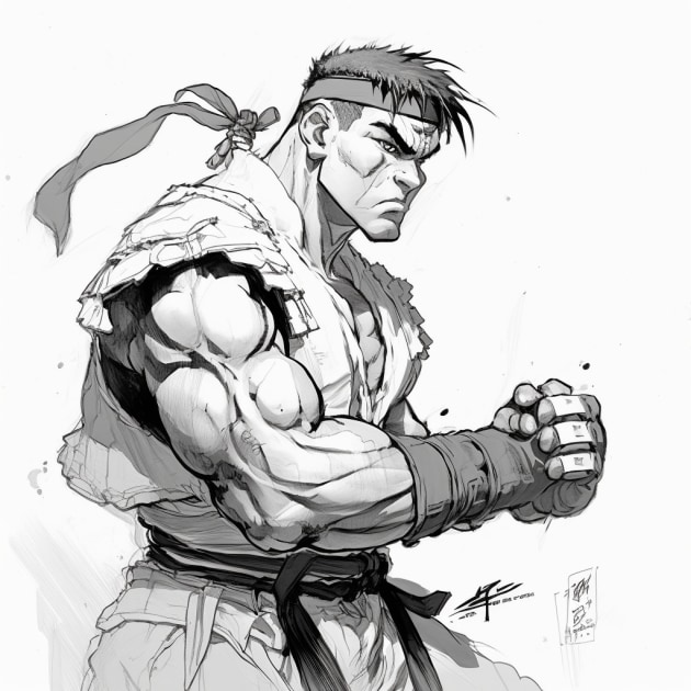 ryu-art-style-of-akihiko-yoshida