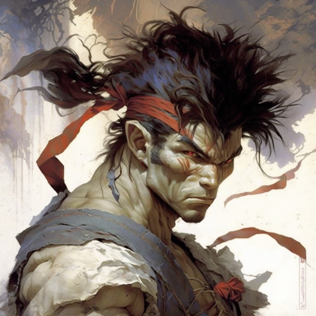 ryu-art-style-of-brian-froud