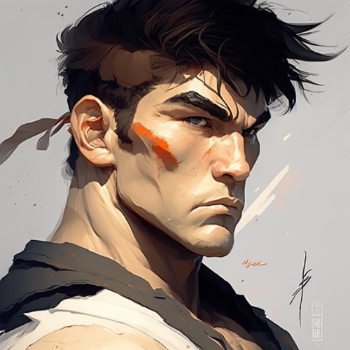 ryu-art-style-of-charlie-bowater