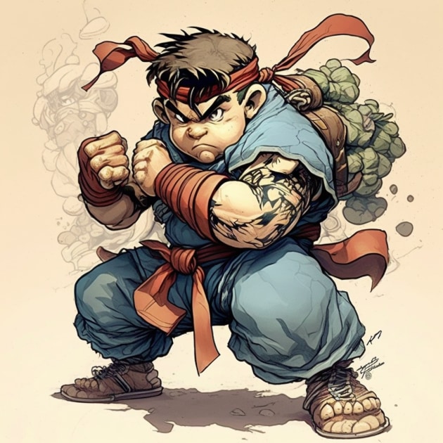 ryu-art-style-of-john-tenniel