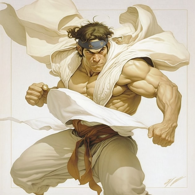 ryu-art-style-of-michael-parkes