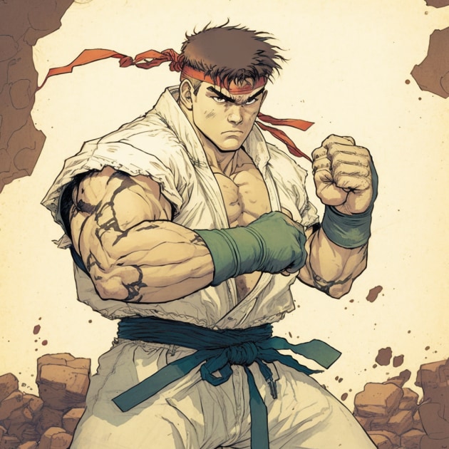 ryu-art-style-of-randolph-caldecott