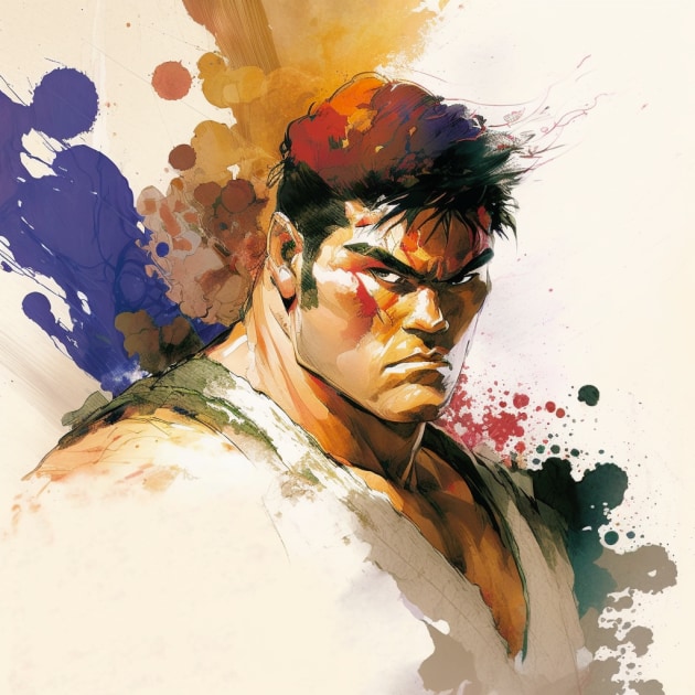 ryu-art-style-of-bill-sienkiewicz