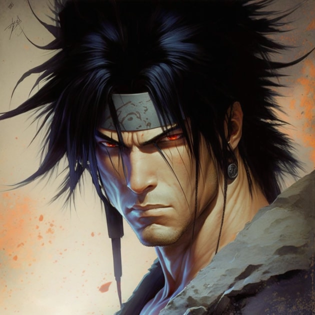 sasuke-uchiha-art-style-of-boris-vallejo