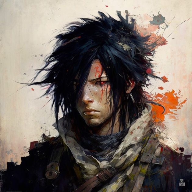 sasuke-uchiha-art-style-of-hans-makart