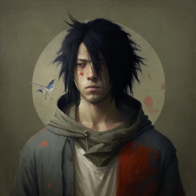 sasuke-uchiha-art-style-of-hieronymus-bosch