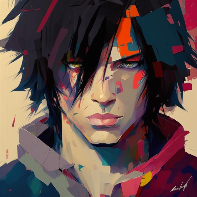 sasuke-uchiha-art-style-of-isaac-maimon