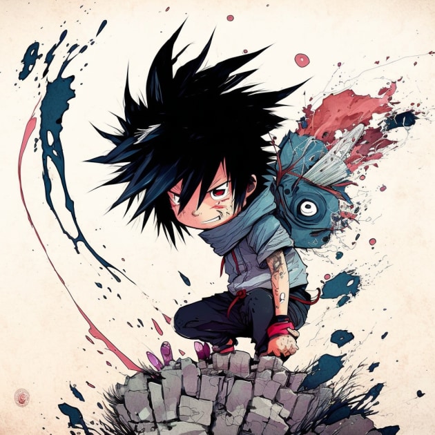 sasuke-uchiha-art-style-of-skottie-young