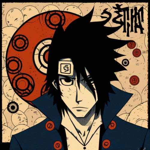 sasuke-uchiha-art-style-of-steve-ditko