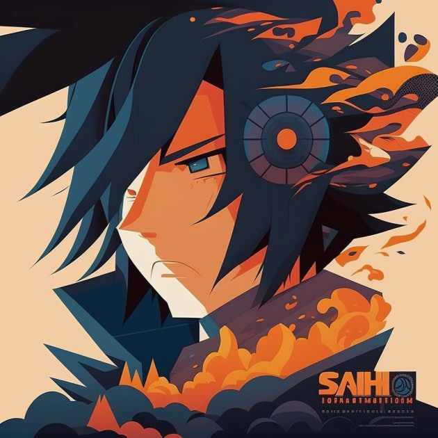 sasuke-uchiha-art-style-of-tom-whalen