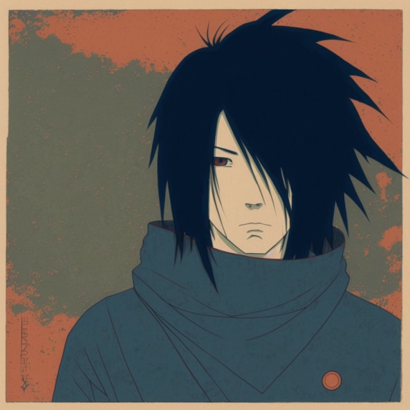 sasuke-uchiha-art-style-of-toshio-saeki