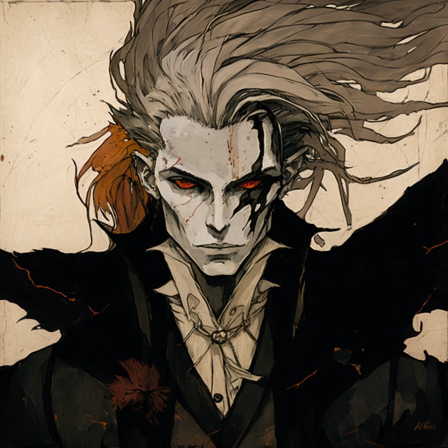 sephiroth-art-style-of-egon-schiele