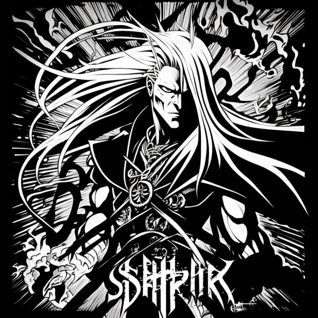 sephiroth-art-style-of-steve-ditko