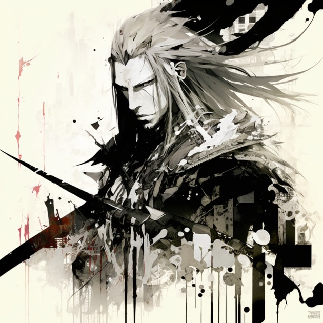 sephiroth-art-style-of-yoji-shinkawa