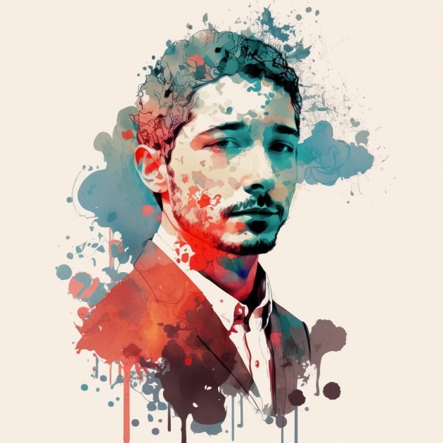 shia-labeouf-art-style-of-conrad-roset