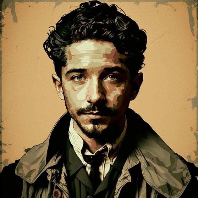 shia-labeouf-art-style-of-egon-schiele