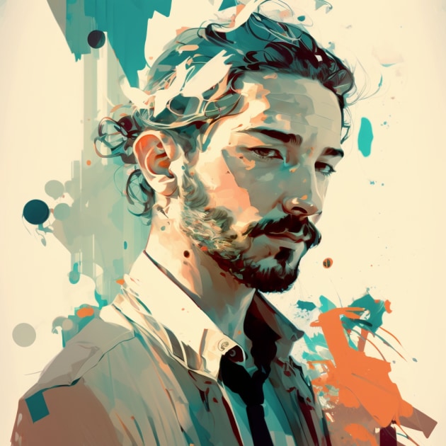 shia-labeouf-art-style-of-greg-tocchini