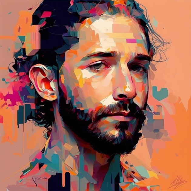 shia-labeouf-art-style-of-isaac-maimon