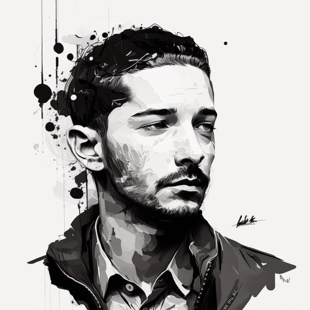 shia-labeouf-art-style-of-kaethe-butcher