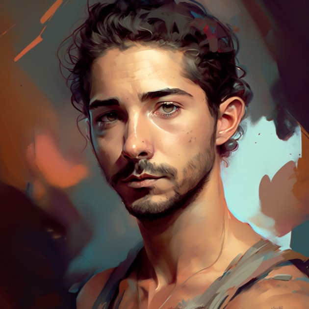 shia-labeouf-art-style-of-lois-van-baarle