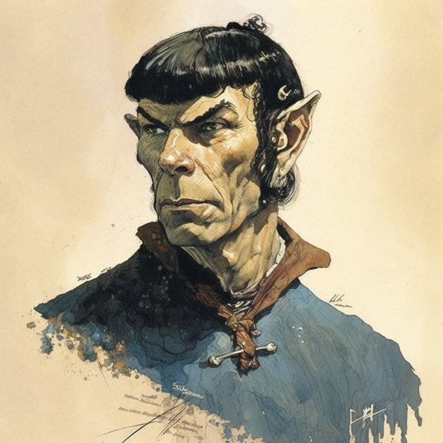 spock-art-style-of-heinrich-kley