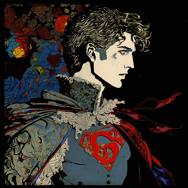 superman-art-style-of-harry-clarke