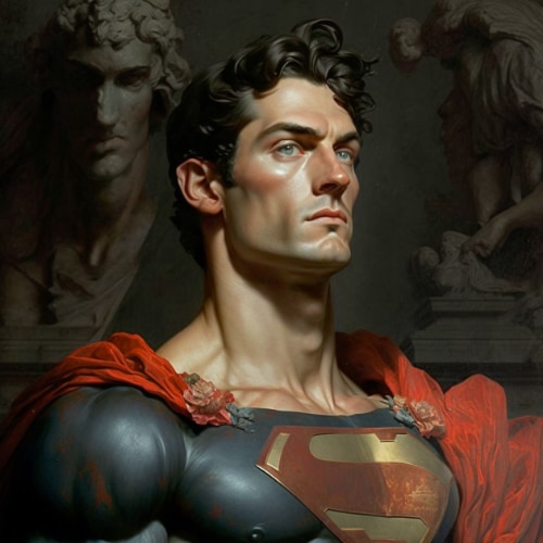 superman-art-style-of-jacques-louis-david