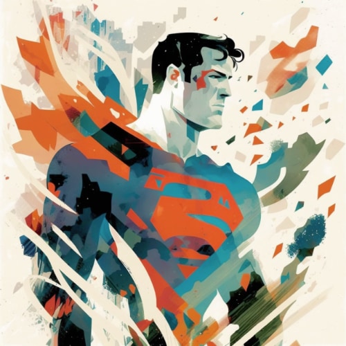 superman-art-style-of-keith-negley