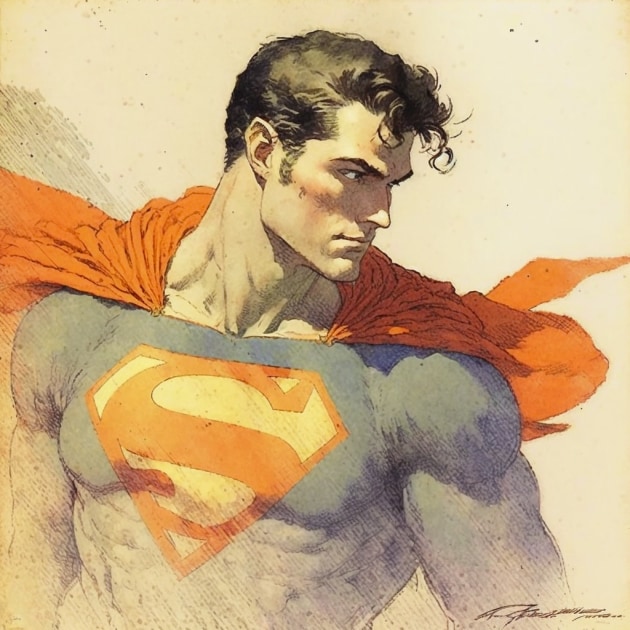 superman-art-style-of-warwick-goble