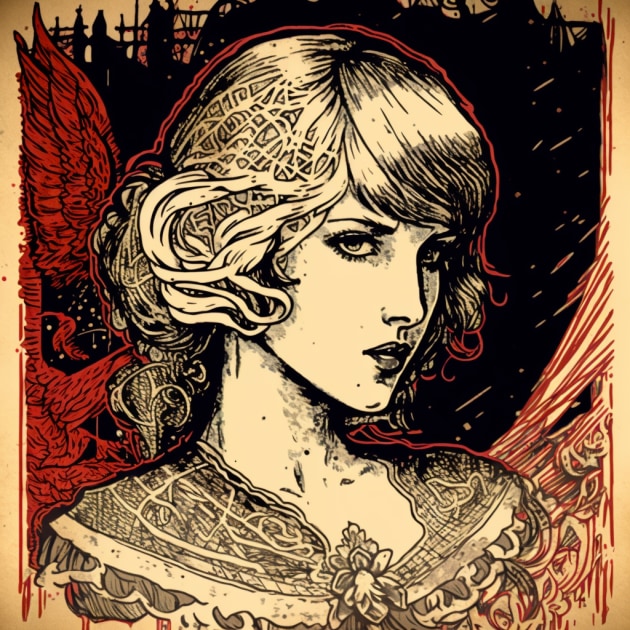 taylor-swift-art-style-of-harry-clarke