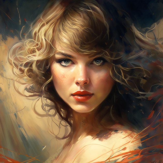 taylor-swift-art-style-of-karol-bak