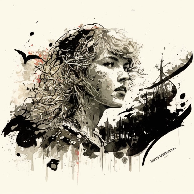 taylor-swift-art-style-of-sergio-toppi