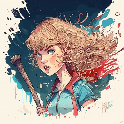 taylor-swift-art-style-of-skottie-young