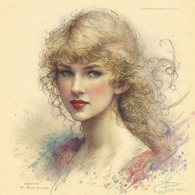 taylor-swift-art-style-of-warwick-goble