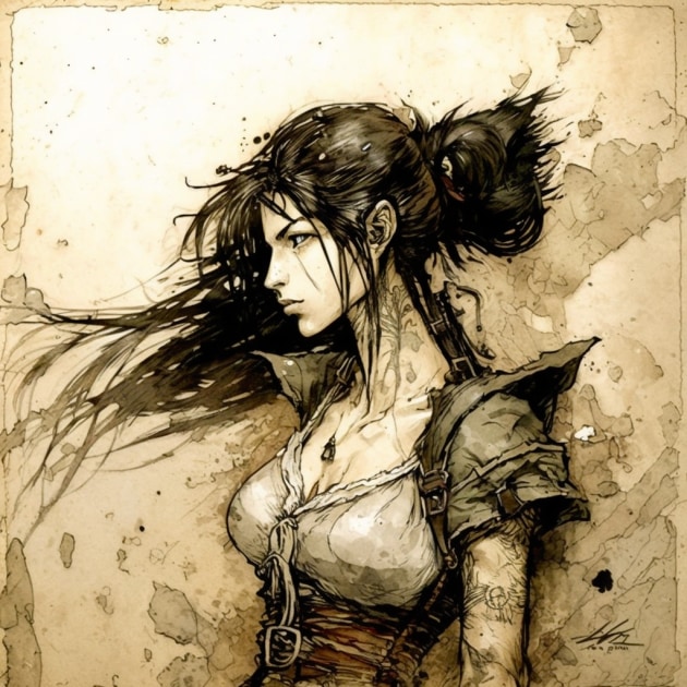 tifa-lockhart-art-style-of-arthur-rackham