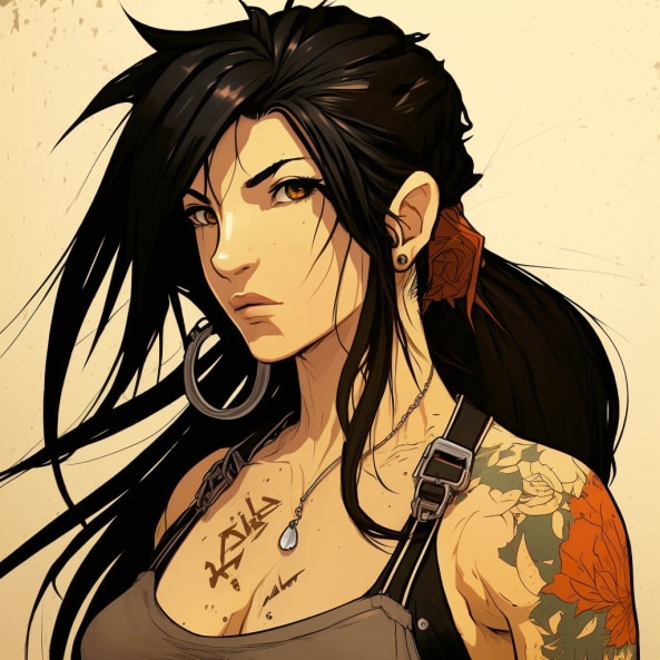 tifa-lockhart-art-style-of-asaf-hanuka