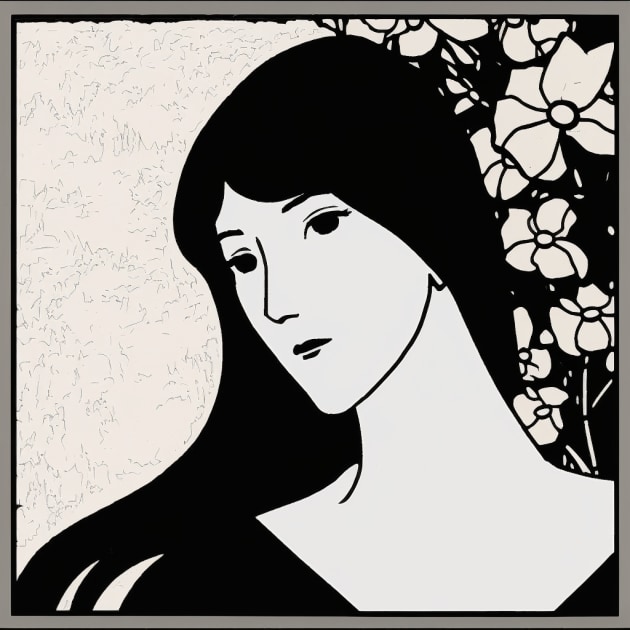 tifa-lockhart-art-style-of-aubrey-beardsley