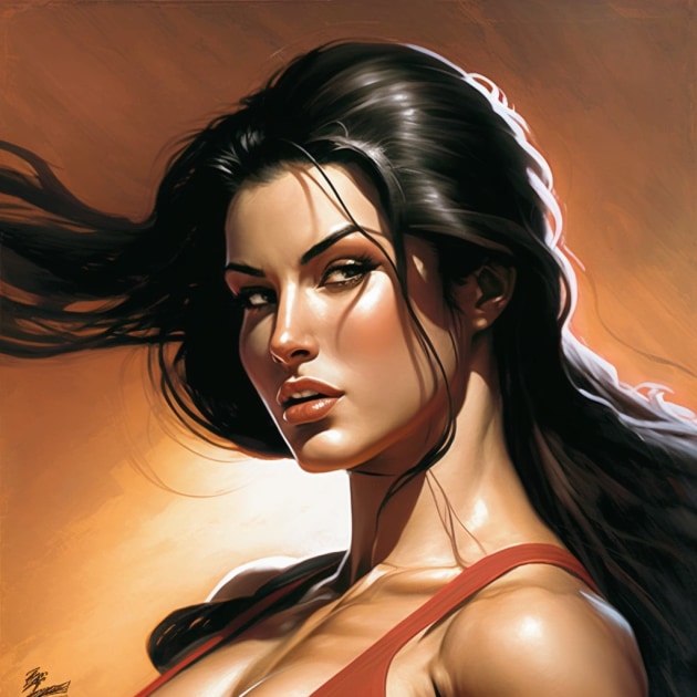 tifa-lockhart-art-style-of-boris-vallejo