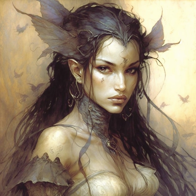 tifa-lockhart-art-style-of-brian-froud