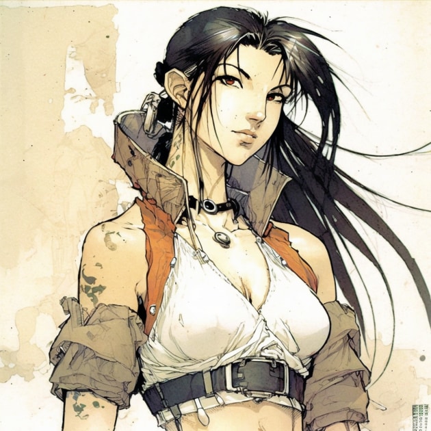 tifa-lockhart-art-style-of-charles-vess