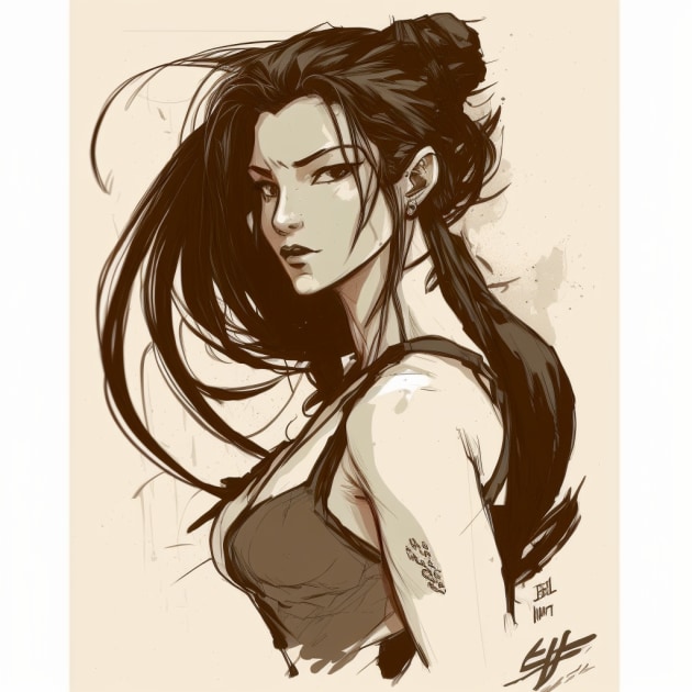 tifa-lockhart-art-style-of-claire-wendling