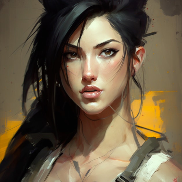 tifa-lockhart-art-style-of-iryna-yermolova